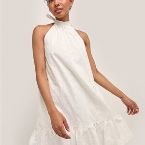 Marigold Aline - Halter dress with ruffles Cotton